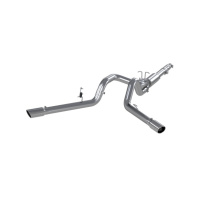 1999-2004 Ford F250 / F350 V10 4'' Catback Sportavgassystem Dubbla Delade Sidoutblås AL MBRP